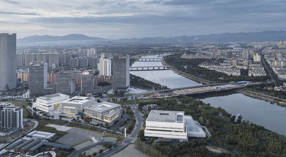 jinhua light cultural plaza china by ddb architects shanghai zhejiang province institute of architectural design and research