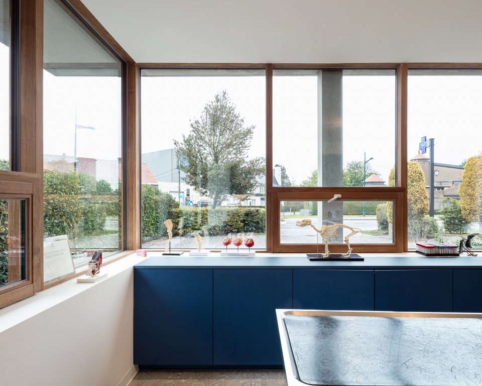 house and veterinary practice vd b by graux baeyens architecten