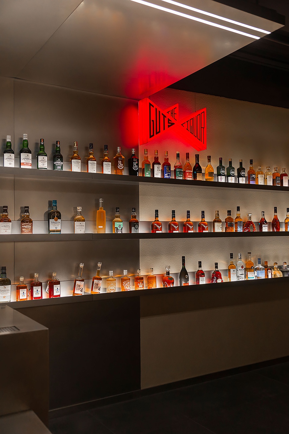 guts bar china by zuomodesign