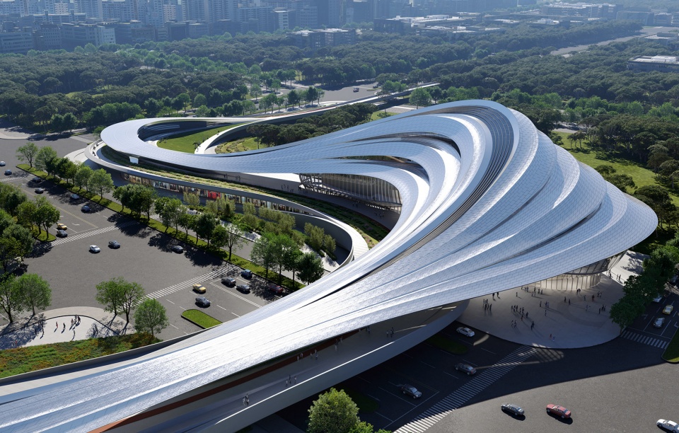 Jinghe New City Culture Art Centre ZHA