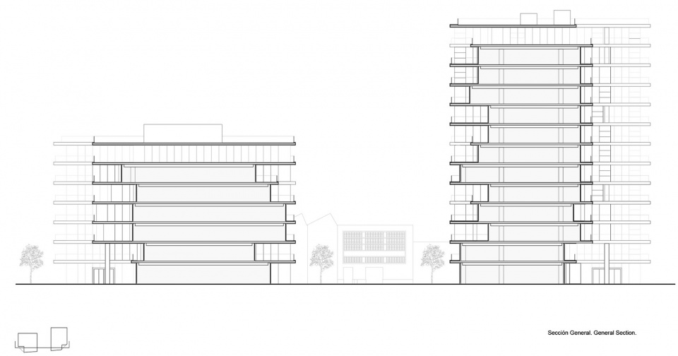 Sea Towers Office Building by GCA Architects