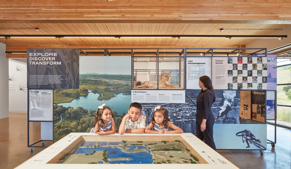 the ford calumet environmental center by valerio dewalt train