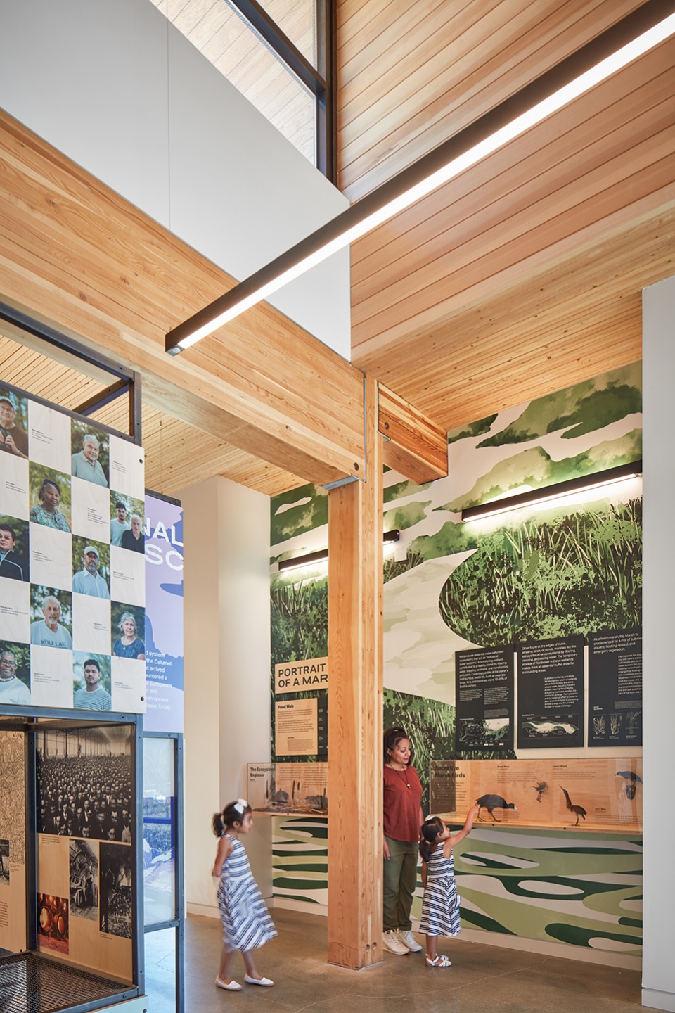 the ford calumet environmental center by valerio dewalt train