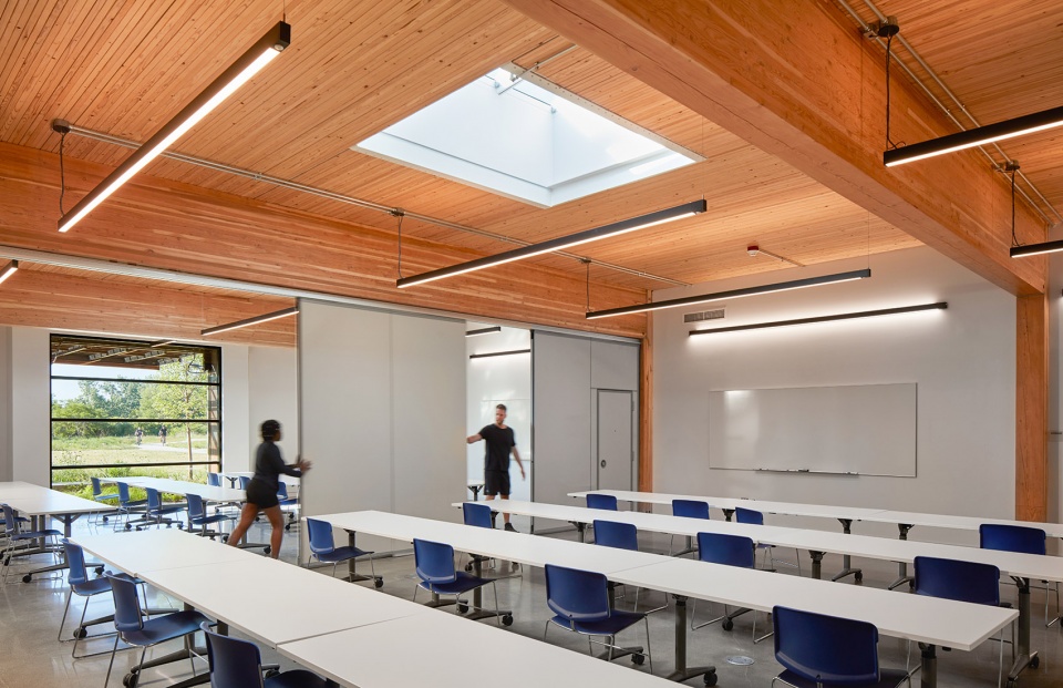 the ford calumet environmental center by valerio dewalt train