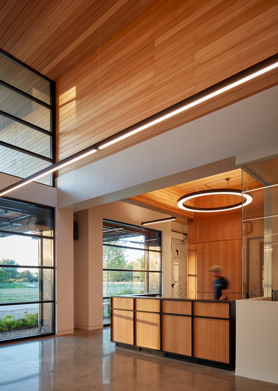 the ford calumet environmental center by valerio dewalt train