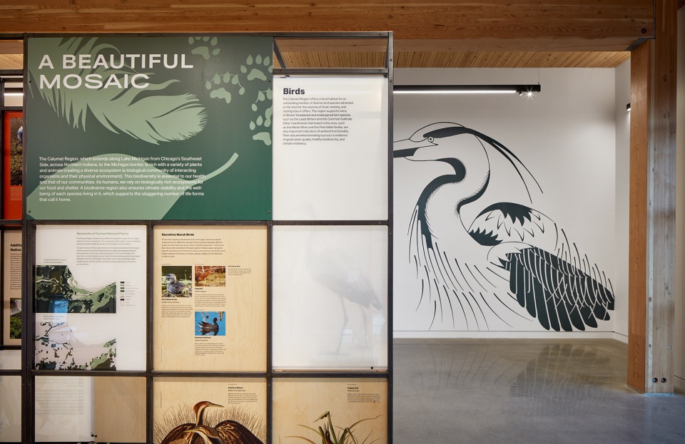 the ford calumet environmental center by valerio dewalt train