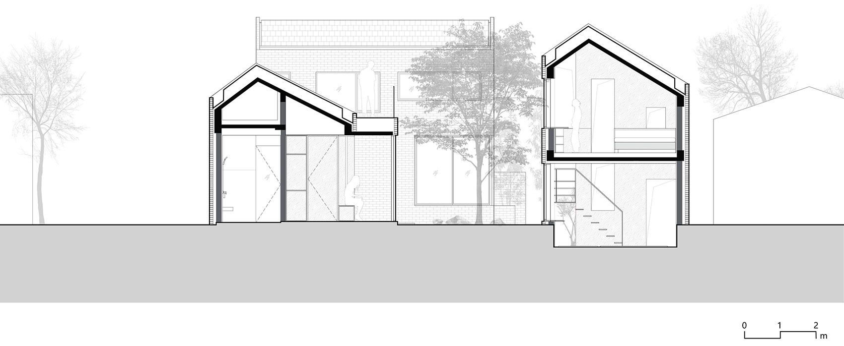 Residence of Three Generations China by MINOR lab
