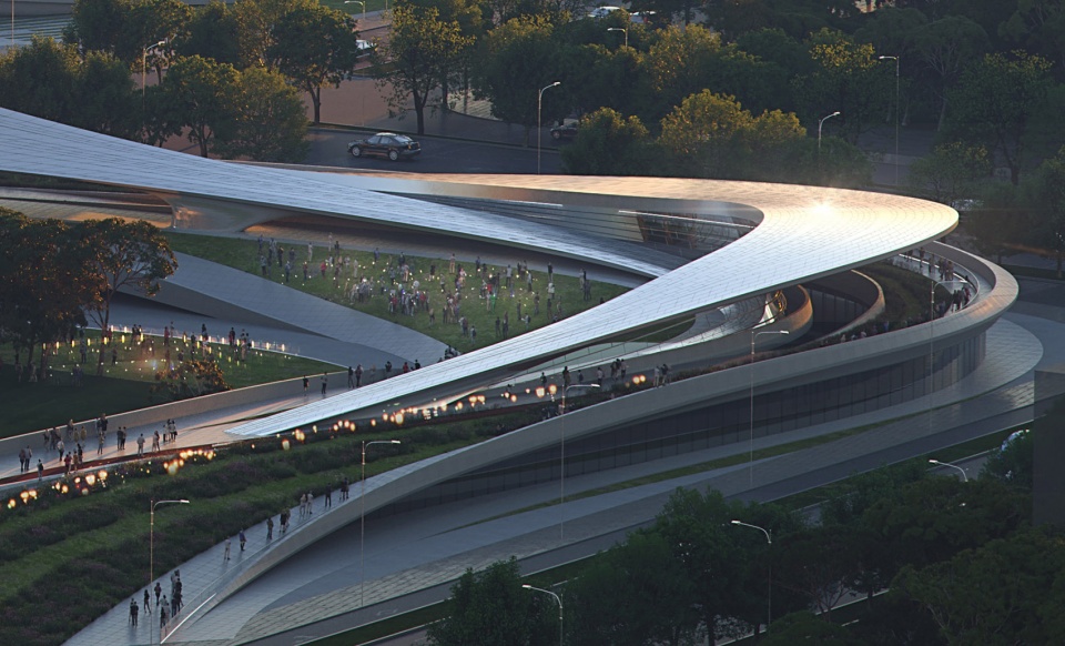 Jinghe New City Culture Art Centre ZHA