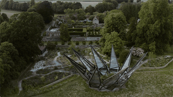 kinetic glasshouse and silk route garden by heatherwick studio