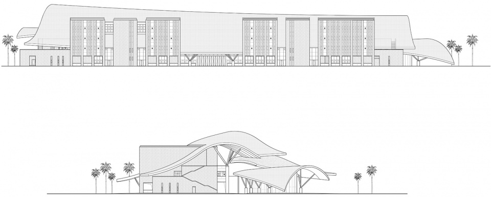 haikou citizen and tourist center land based rationalism