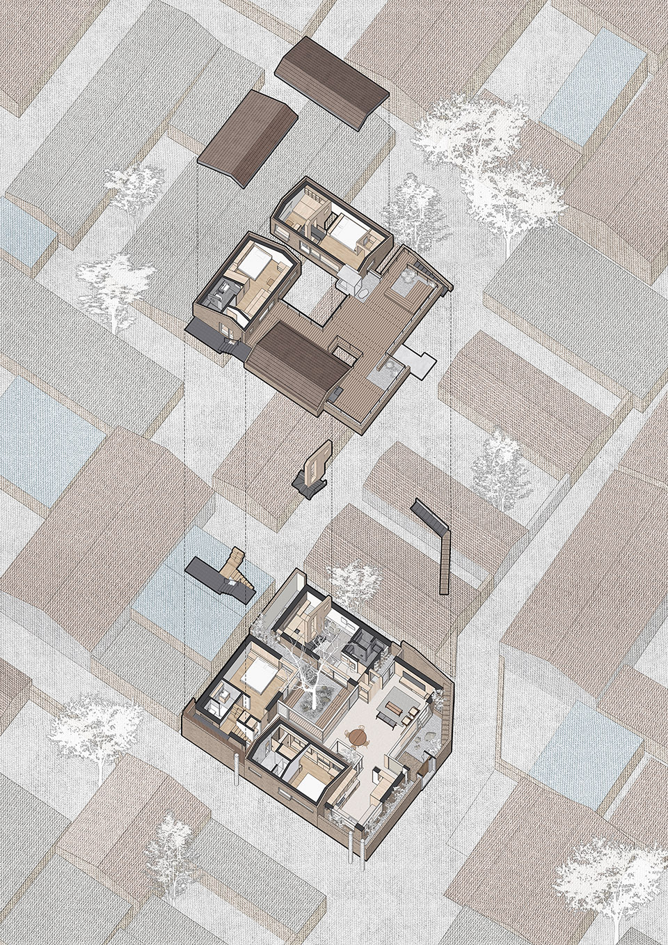 Residence of Three Generations China by MINOR lab