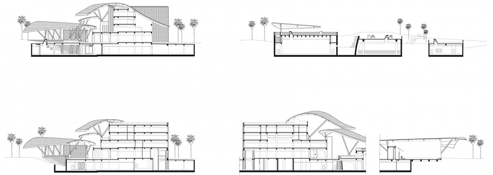 haikou citizen and tourist center land based rationalism