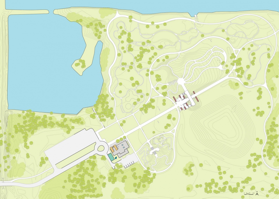 the ford calumet environmental center by valerio dewalt train