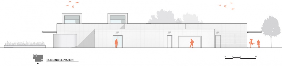 the ford calumet environmental center by valerio dewalt train