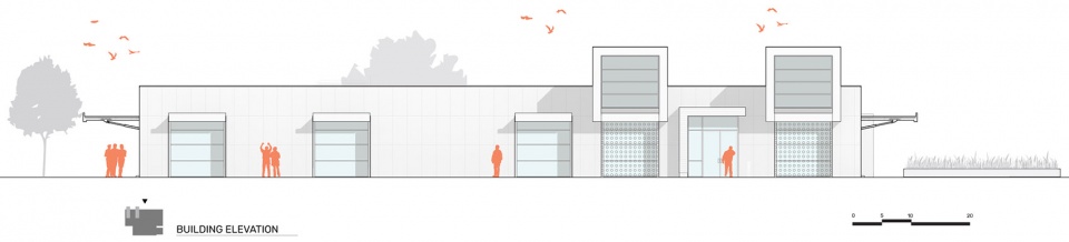 the ford calumet environmental center by valerio dewalt train