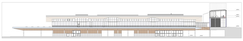 bus station integrated in the santiago de compostela intermodal station by idom