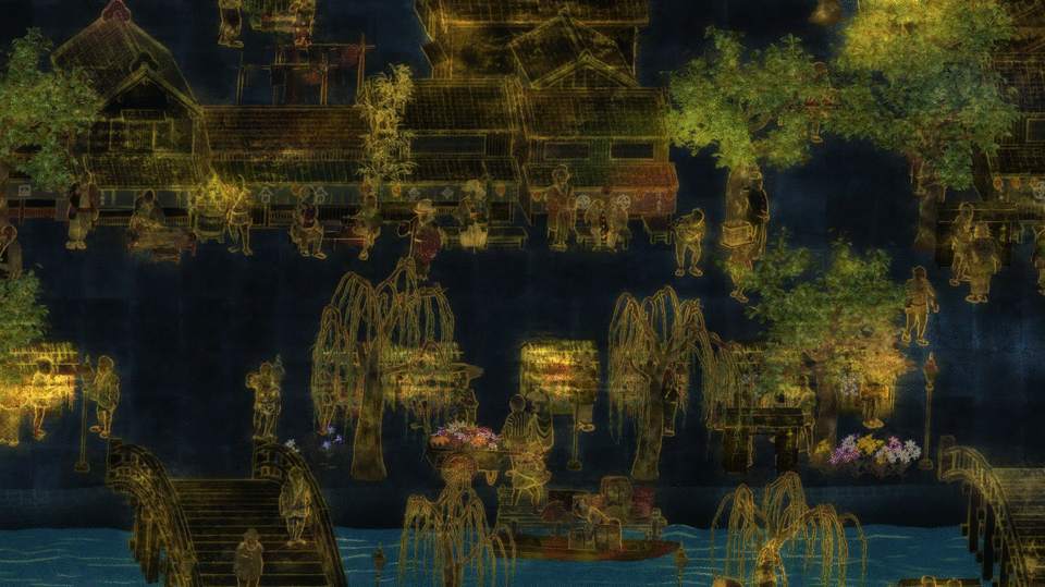 the world of irreversible change by teamlab