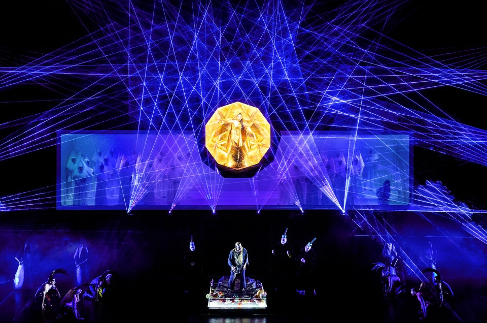 Scenography for Turandot in Geneva teamLab