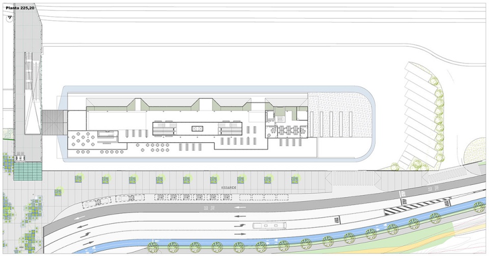 bus station integrated in the santiago de compostela intermodal station by idom