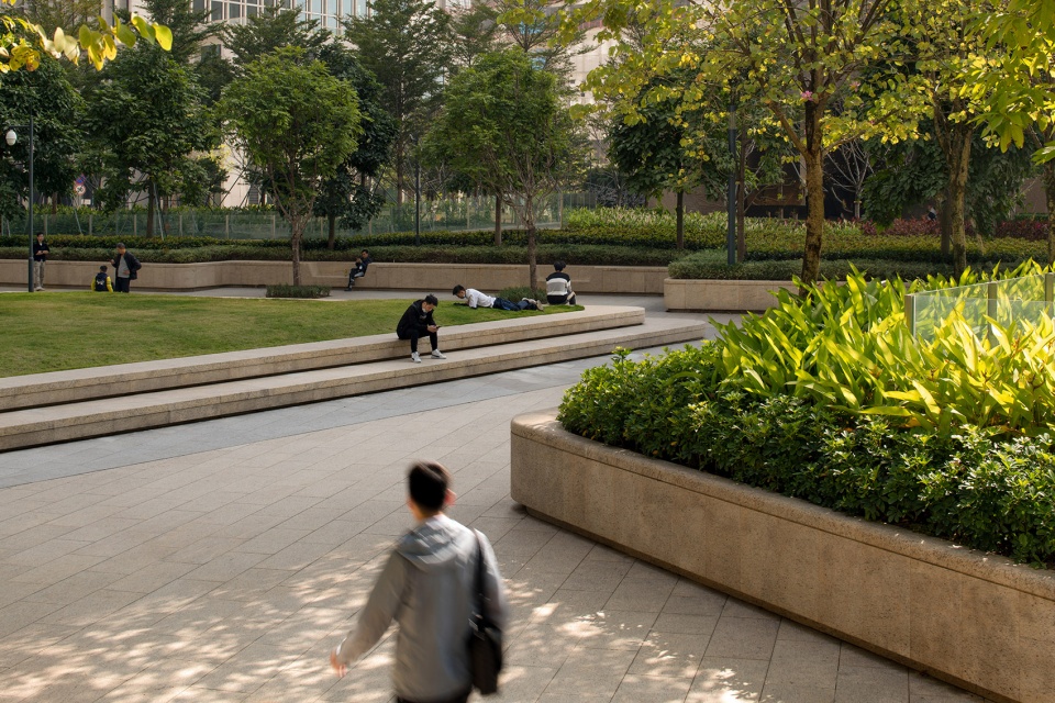 hony tower landscape design by aspect studios