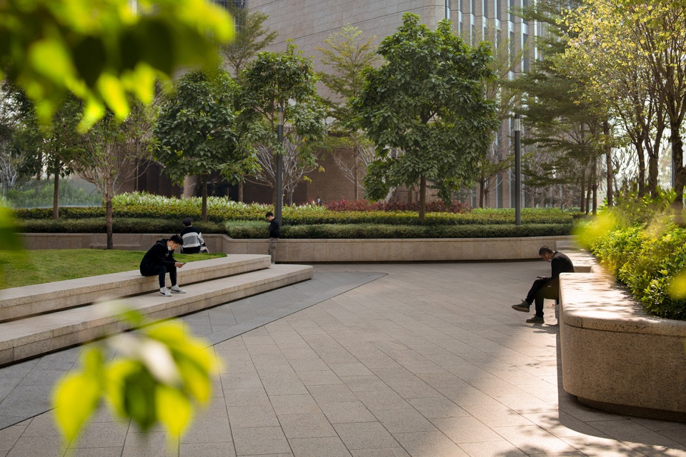 hony tower landscape design by aspect studios