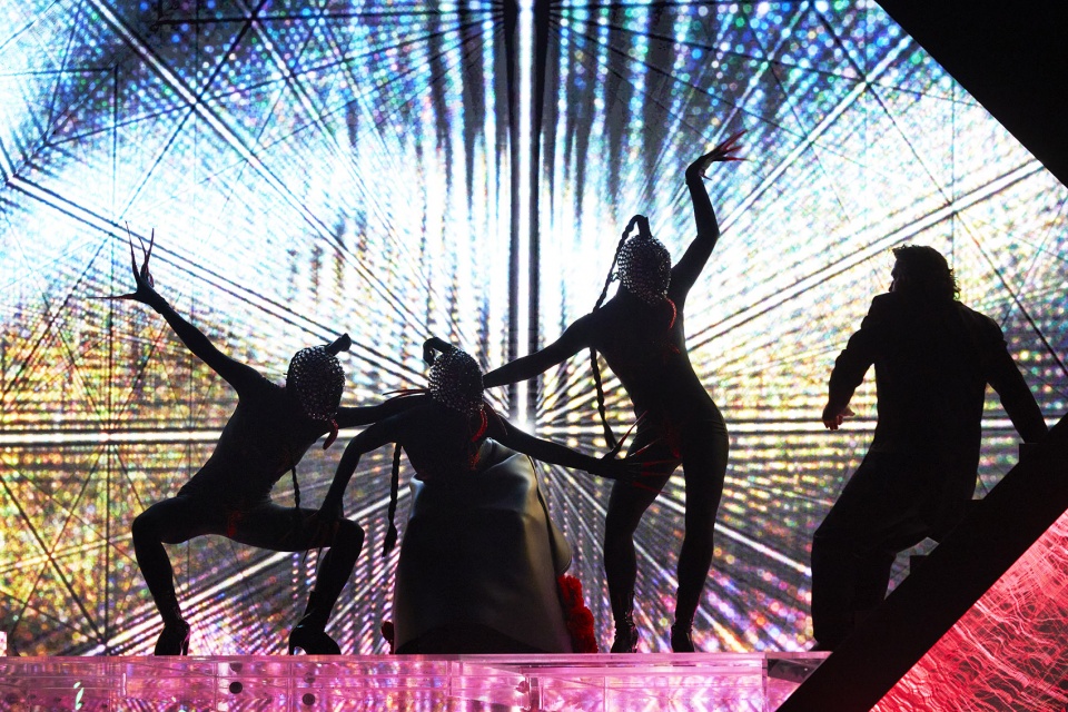 Scenography for Turandot in Geneva teamLab