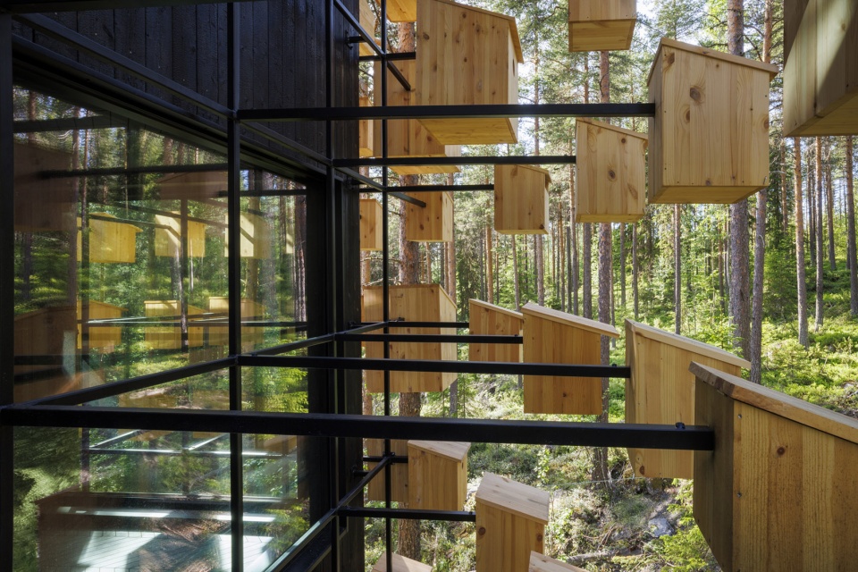 biosphere at treehotel sweden by big