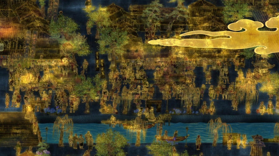 the world of irreversible change by teamlab