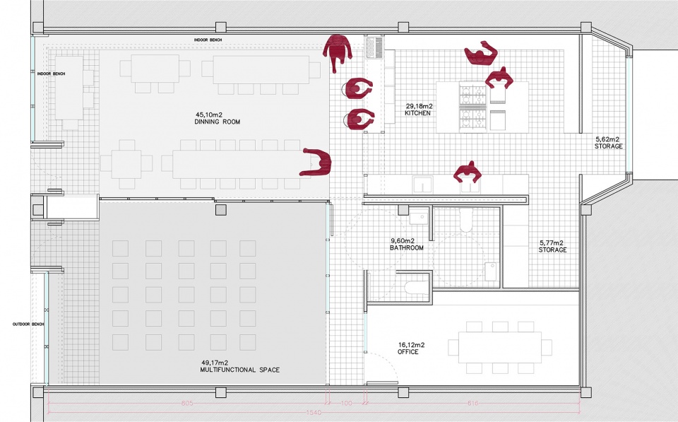 Montoste gastronomic club ELE Arkitektura