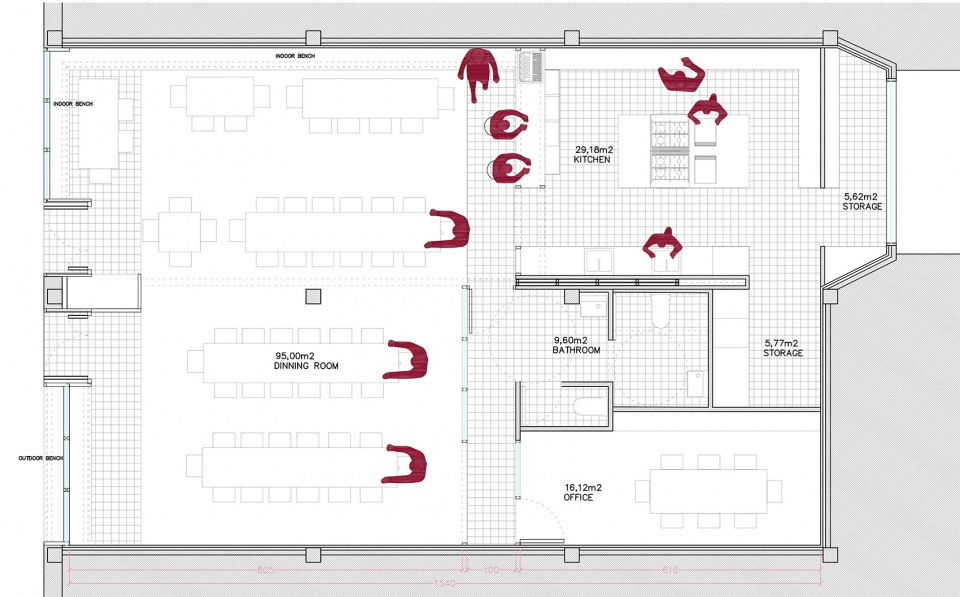 Montoste gastronomic club ELE Arkitektura