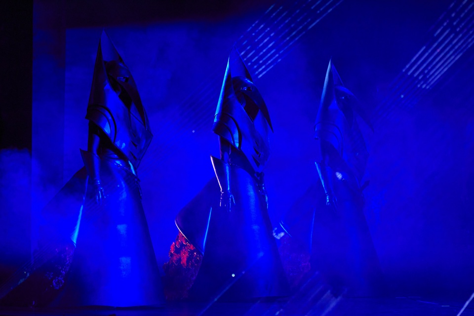 Scenography for Turandot in Geneva teamLab