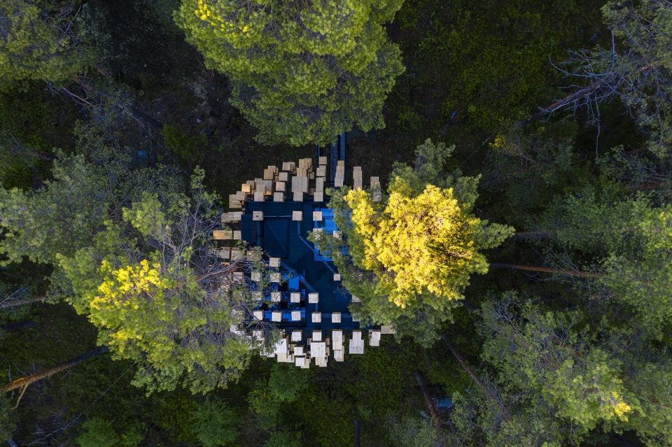 biosphere at treehotel sweden by big