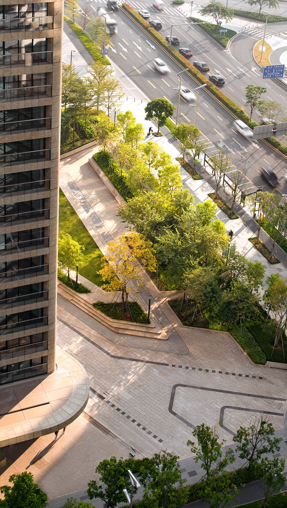 hony tower landscape design by aspect studios