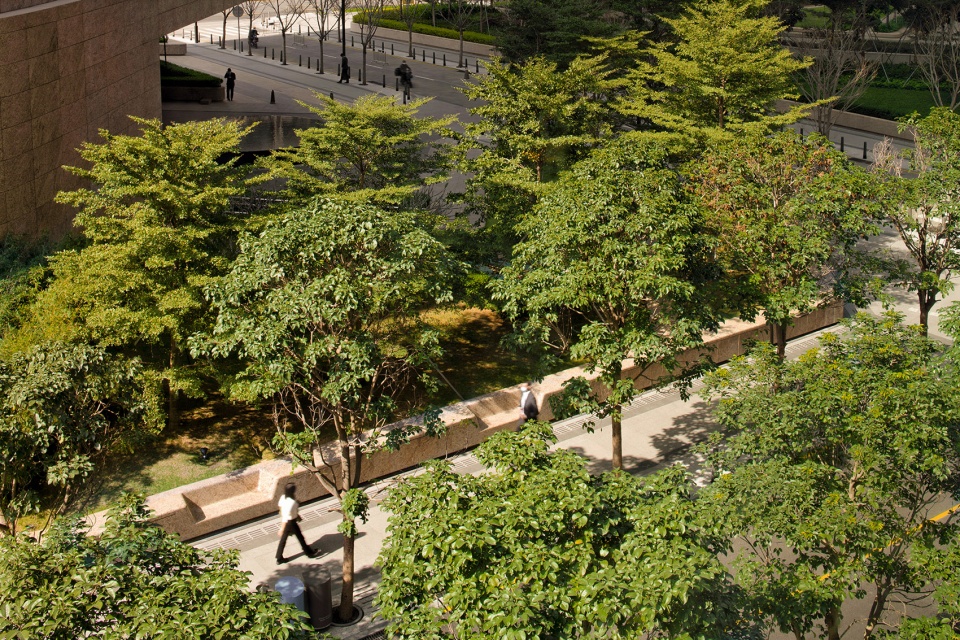 hony tower landscape design by aspect studios