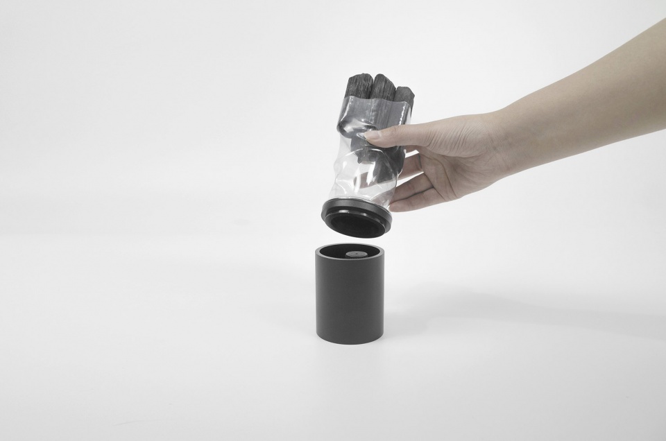 reused plastic bottle series by chen shujie studio