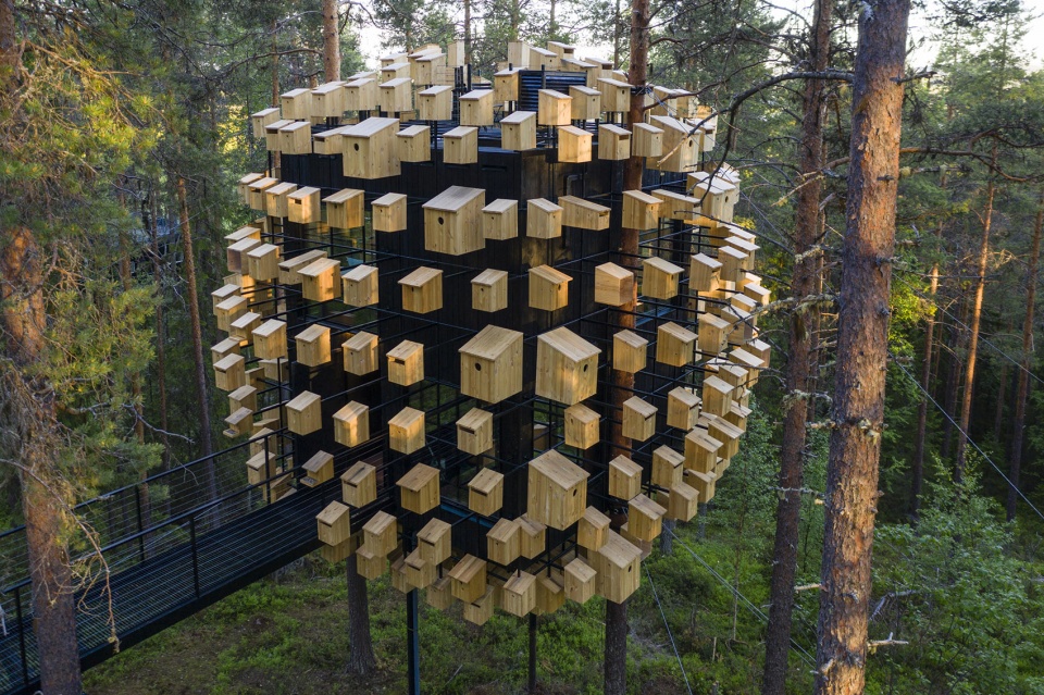 biosphere at treehotel sweden by big