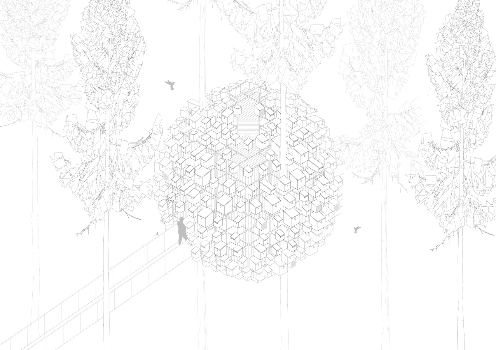 biosphere at treehotel sweden by big