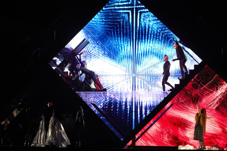 Scenography for Turandot in Geneva teamLab