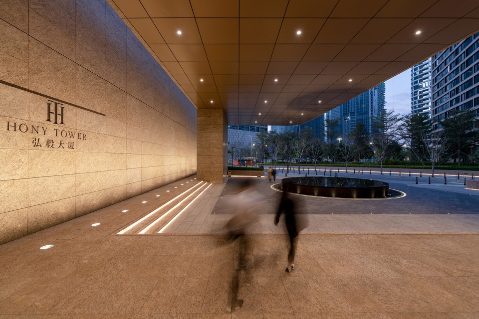 hony tower landscape design by aspect studios