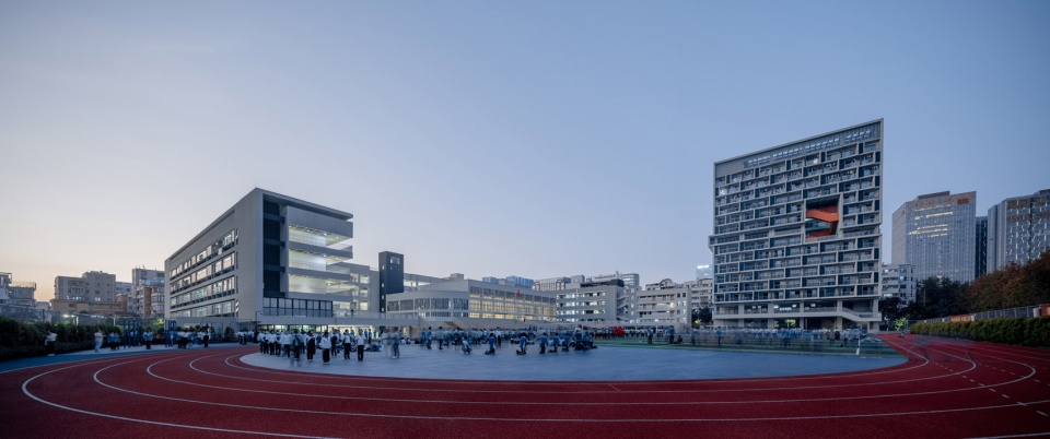 Reconstruction and extension project of Qilin Middle School Shenzhen by Yuanism Architects SUIADR