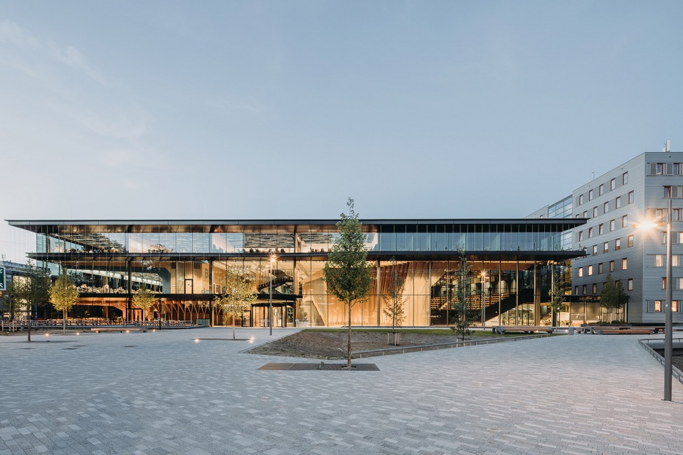 unstudio completes echo at tu delft