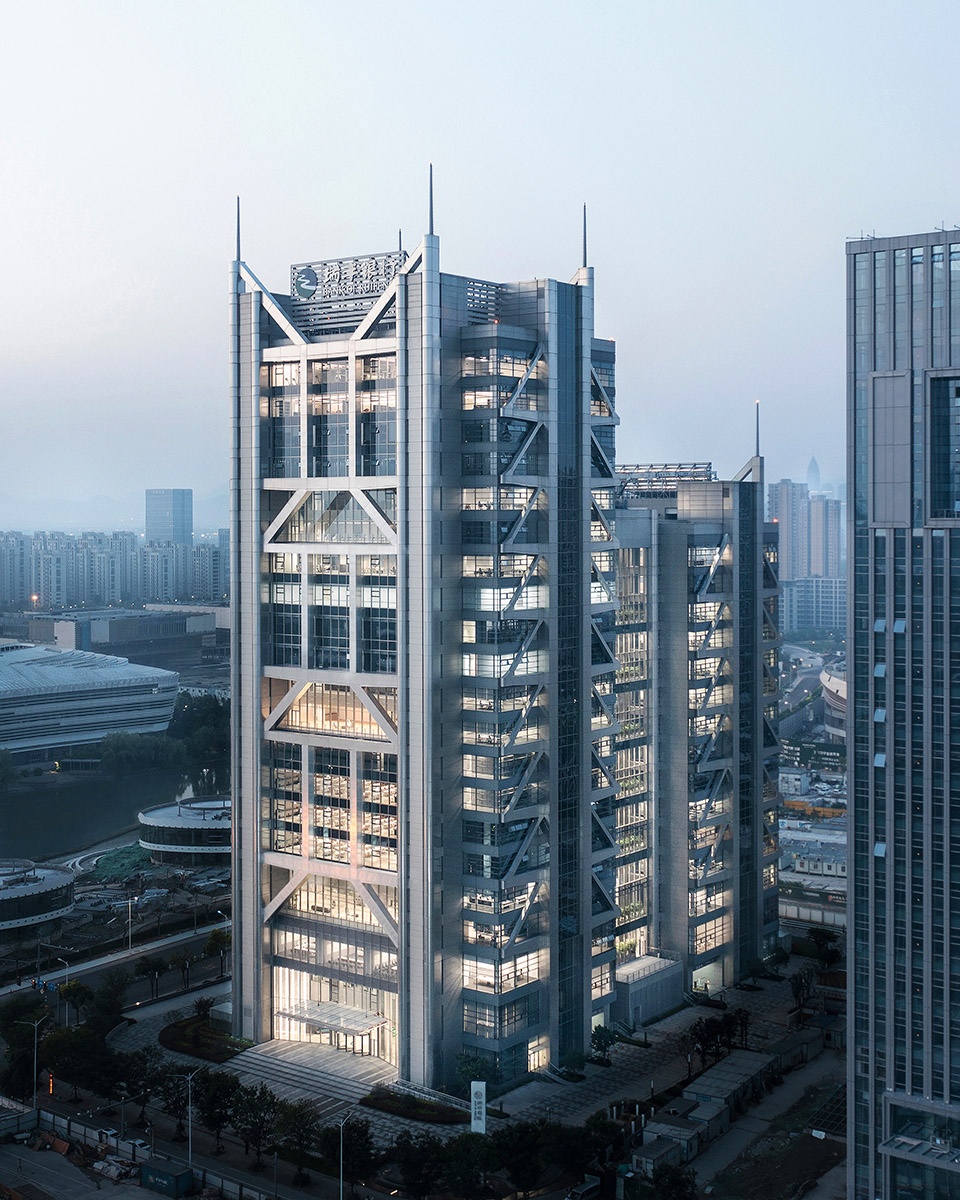 The Exo Towers Ruifeng Digital Finance Center China by UUA