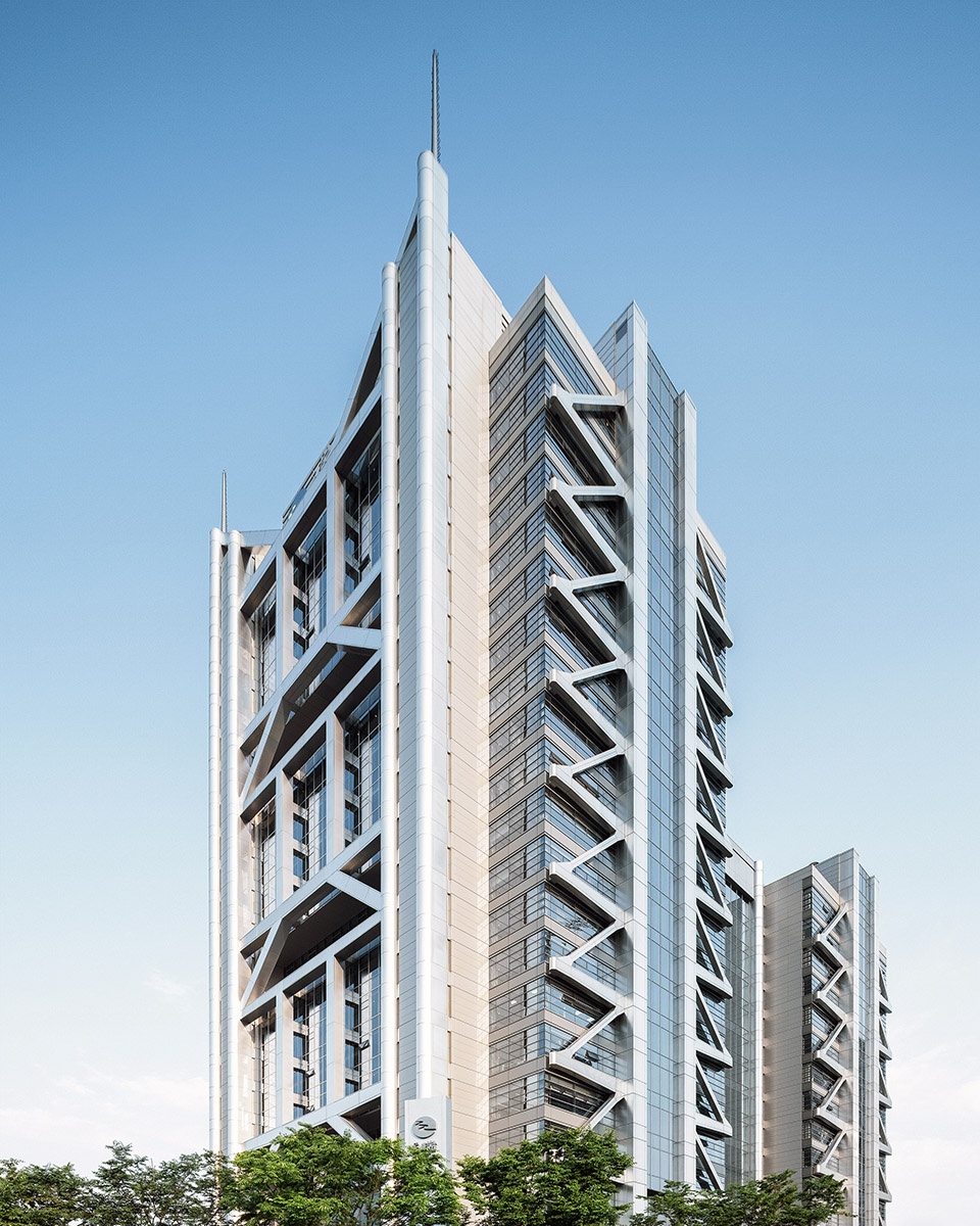 The Exo Towers Ruifeng Digital Finance Center China by UUA