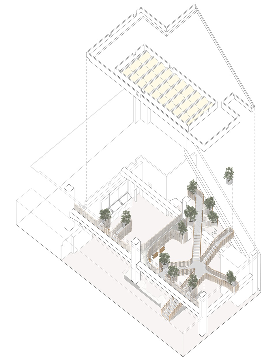 a garden up in the air