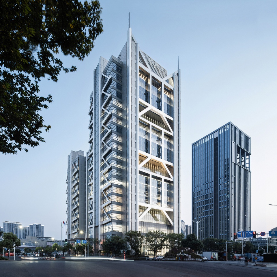 The Exo Towers Ruifeng Digital Finance Center China by UUA