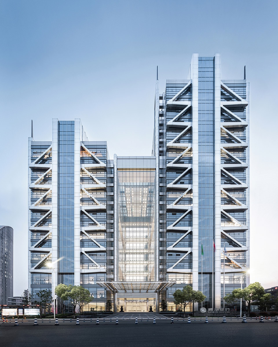 The Exo Towers Ruifeng Digital Finance Center China by UUA