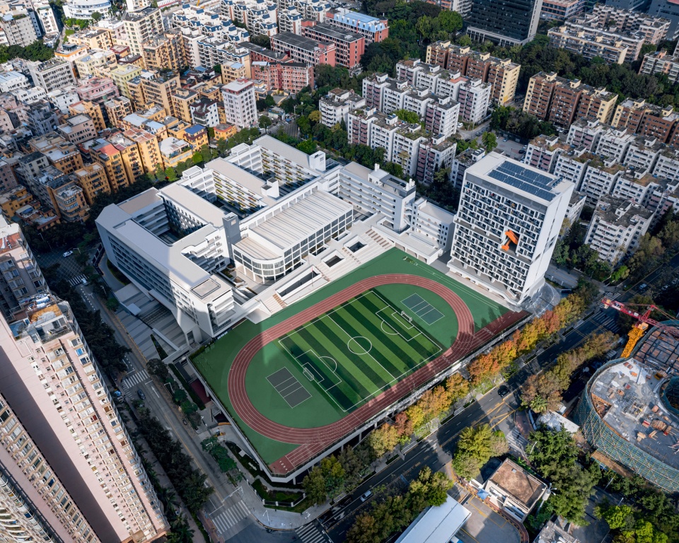 Reconstruction and extension project of Qilin Middle School Shenzhen by Yuanism Architects SUIADR