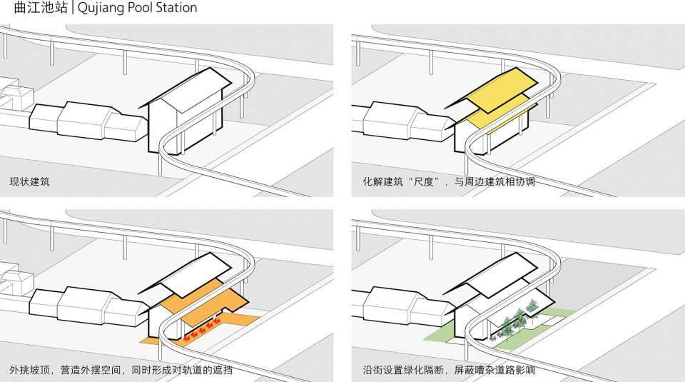 renovation of qujiang sightseeing lrt line stations by ddb architects shanghai