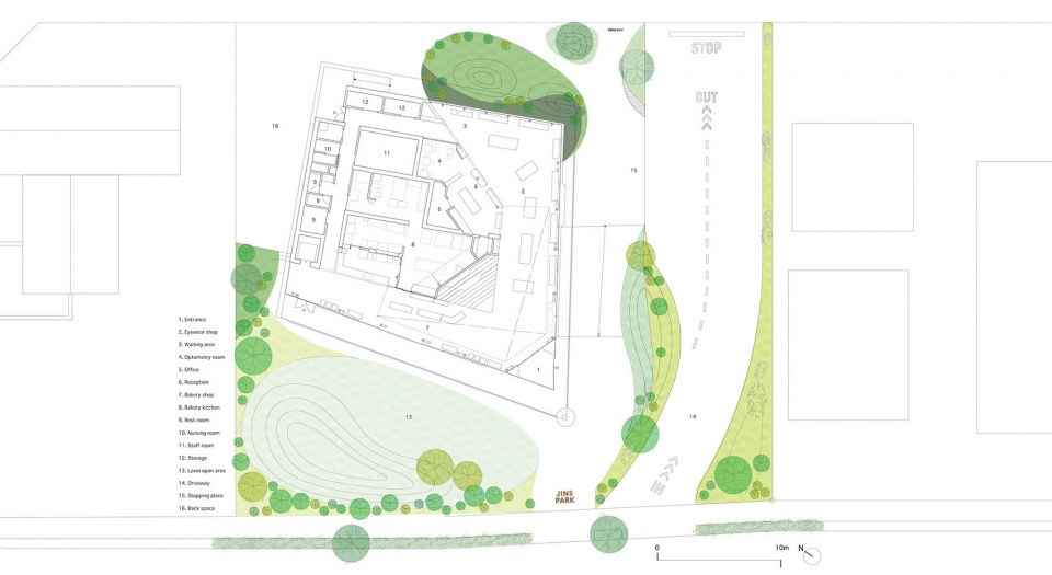 JINS PARK Maebashi by Yuko Nagayama and Associates