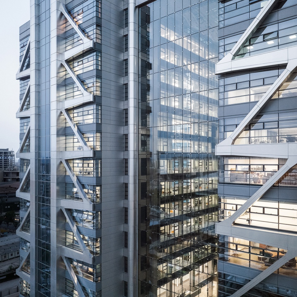 The Exo Towers Ruifeng Digital Finance Center China by UUA